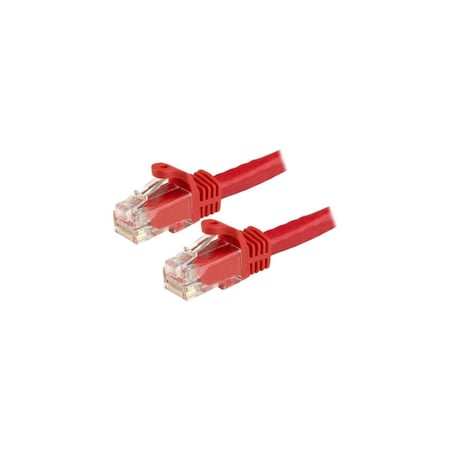 Ezgeneration 8 ft. Cat6 Red Snagless Ethernet UTP Cable EZ329410